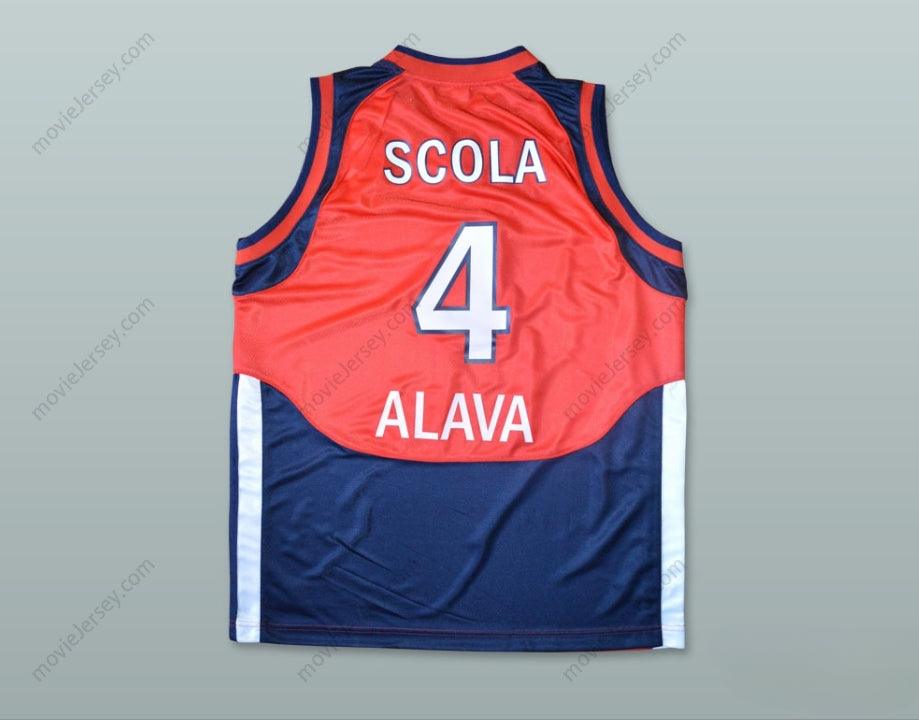 PERSONALIZA cualquier nombre y número LUIS SCOLA 4 CAMISETA DE BALONCESTO TAU CERAMICA Cosido Tallas S-6XL