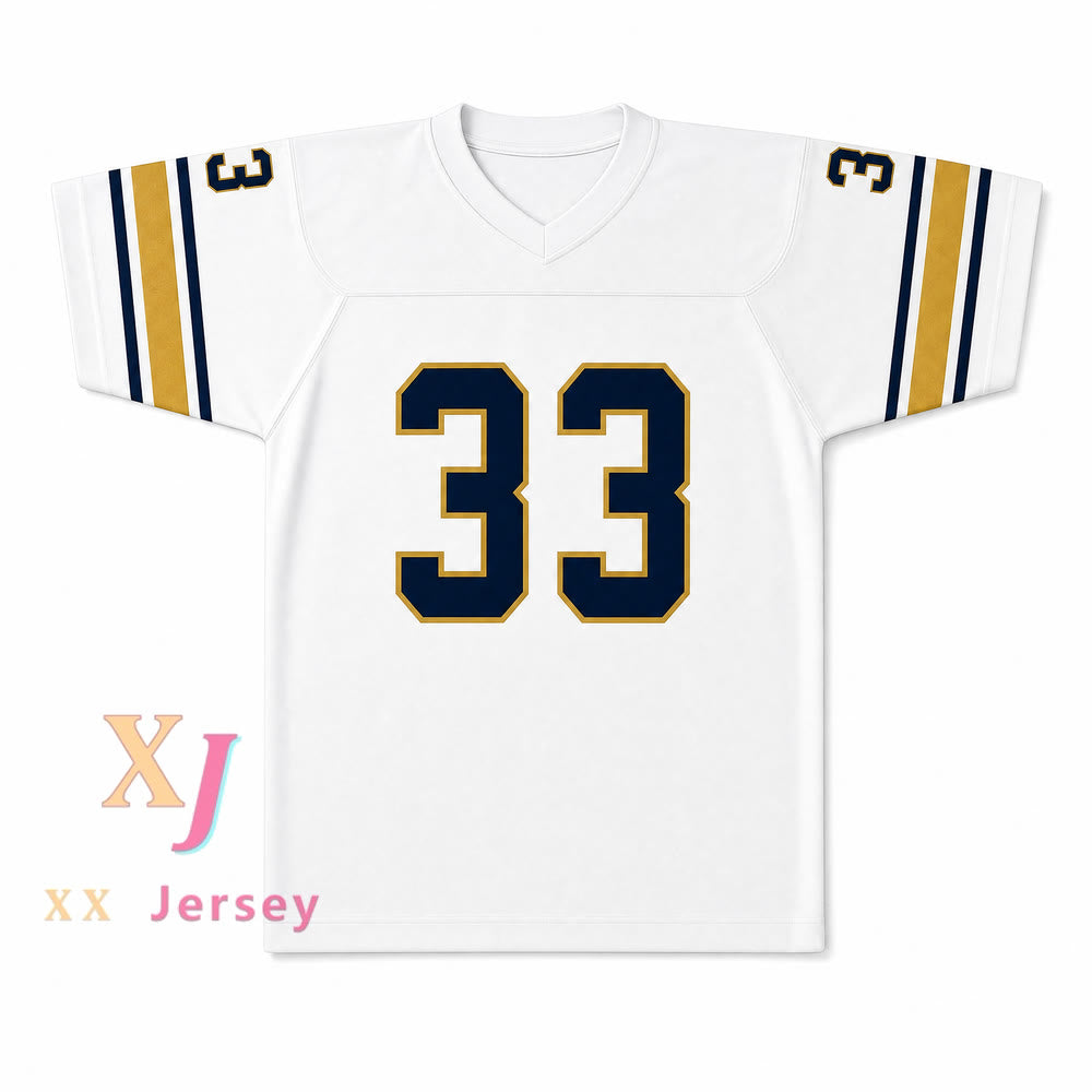 Custom Tony Dorsett 33 Hopewell High School Vikings Football Jersey