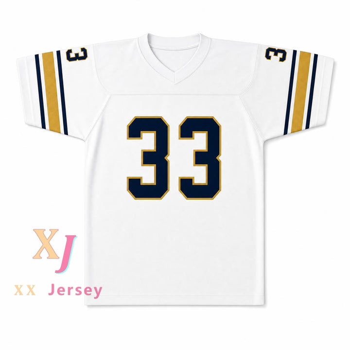 Custom Tony Dorsett 33 Hopewell High School Vikings Football Jersey