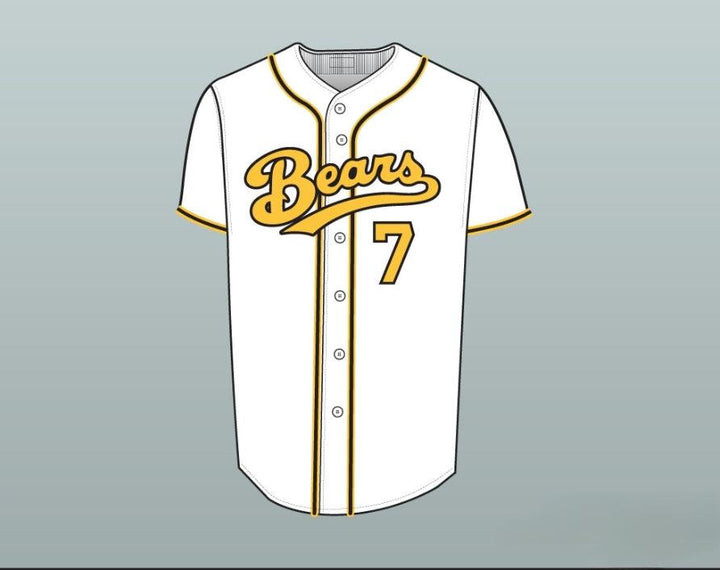 Camiseta de béisbol personalizada con cualquier nombre y número SAMMI KANE KRAFT AMANDA WHURLITZER 7 BAD NEWS BEARS CUALQUIER JUGADOR con costuras decorativas de la S a la 6XL