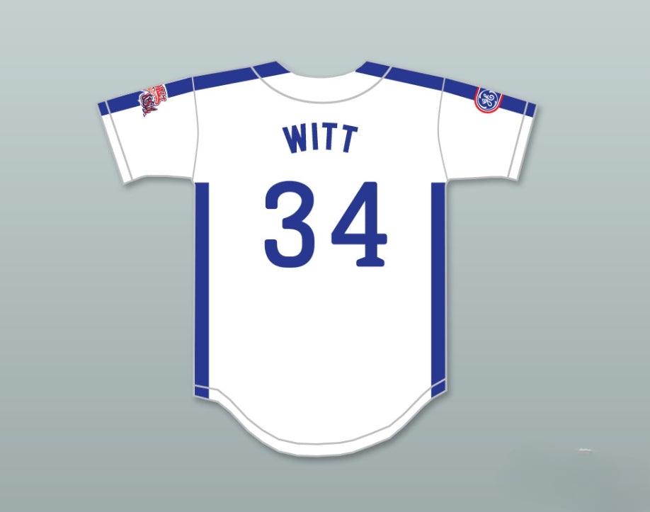 Personalizado Cualquier Nombre Número BOBBY WITT 34 1984 USA TEAM CAMISETA DE BÉISBOL BLANCA CON BOTONES Coseada S-6XL