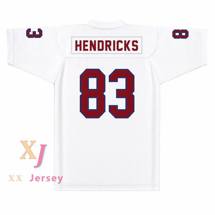PERSONALIZA CUALQUIER Nombre Número TED HENDRICKS 83 HIALEAH SENIOR HIGH SCHOOL THOROUGHBREDS Camiseta de fútbol con costuras S-6XL
