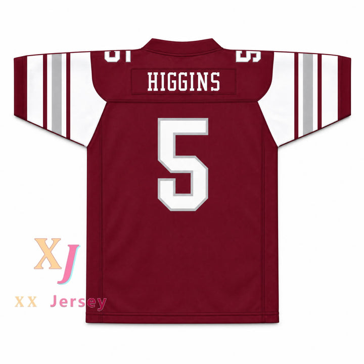 Custom Tee Higgins 5 Oak Ridge High School Wildcats Football Jersey