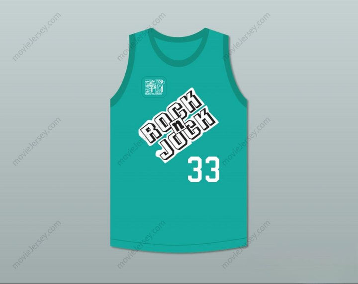 PERSONALIZA CUALQUIER Nombre Número KAREEM ABDUL-JABBAR 33 VIOLATORS CAMISETA BALONCESTO 3ER ANUAL ROCK N' JOCK B-BALL JAM 1993 Cosido Superior S-6XL