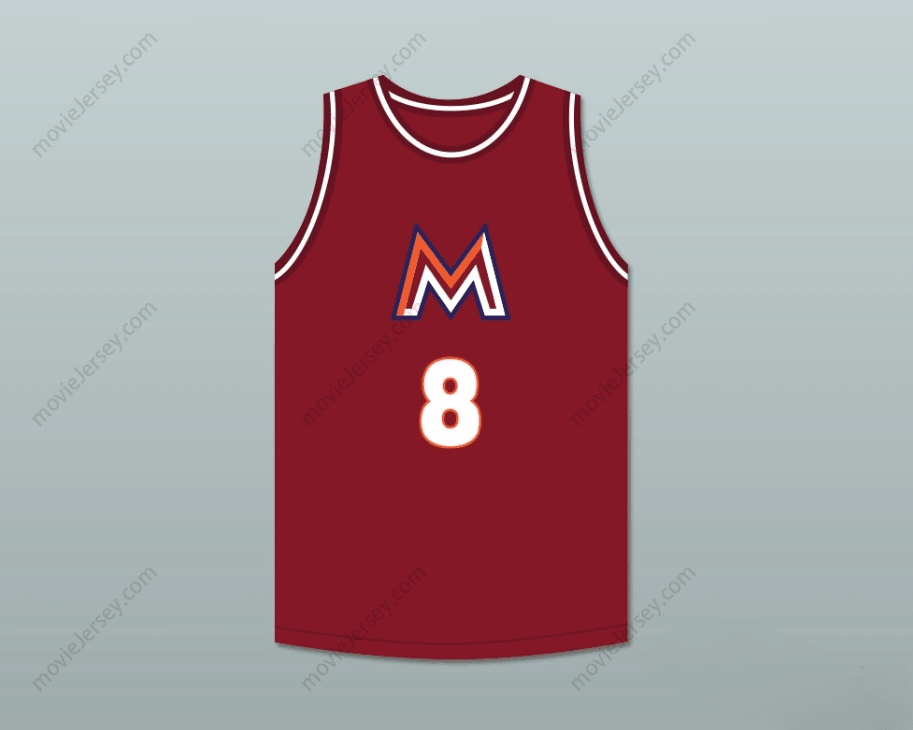 CUSTOM ANY Name Number RUI HACHIMURA 8 MEISEI HIGH SCHOOL MAROON BASKETBALL JERSEY 1 Top Stitched S-6XL