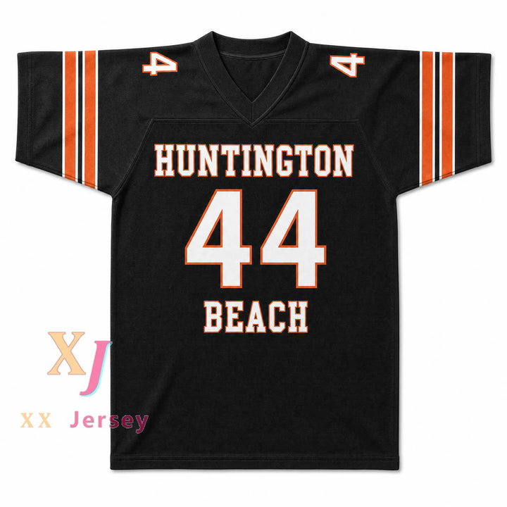 Tony Gonzalez 44 Huntington Beach High School Oilers White Football Jersey — front view