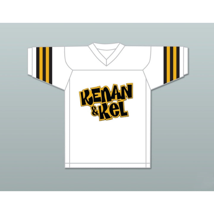 CUSTOM ANY Name Number KENAN THOMPSON 1 KENAN KEL WHITE Football Jersey Top Stitched S-6XL