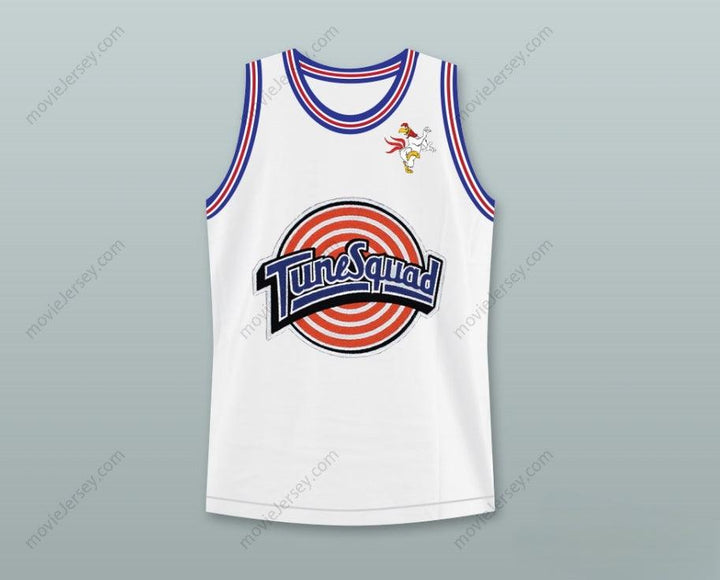 PERSONALIZA CUALQUIER Nombre Número SPACE JAM FOGHORN LEGHORN 33 CAMISETA DE BALONCESTO TUNE SQUAD CON PARCHE DE FOGHORN LEGHORN Costura Superior S-6XL
