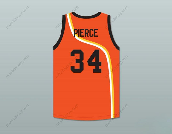 PERSONALIZA CUALQUIER Nombre Número PAUL PIERCE 34 ROSWELL RAYGUNS JERSEY BALONCESTO Naranja Cosido Tallas S-6XL