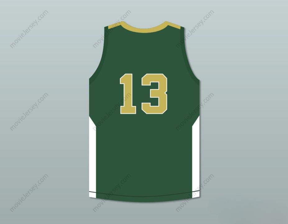 PERSONALIZA Cualquier Nombre Número BRANDON INGRAM 13 CAMISETA DE BALONCESTO VERDE VIKINGS DE PREPARATORIA Con Costura Superior Tallas S-6XL