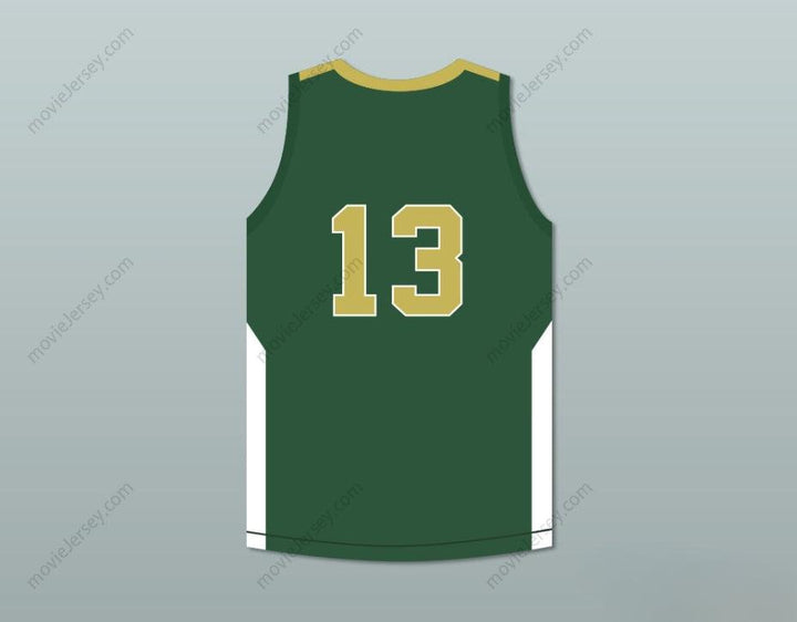 PERSONALIZA Cualquier Nombre Número BRANDON INGRAM 13 CAMISETA DE BALONCESTO VERDE VIKINGS DE PREPARATORIA Con Costura Superior Tallas S-6XL