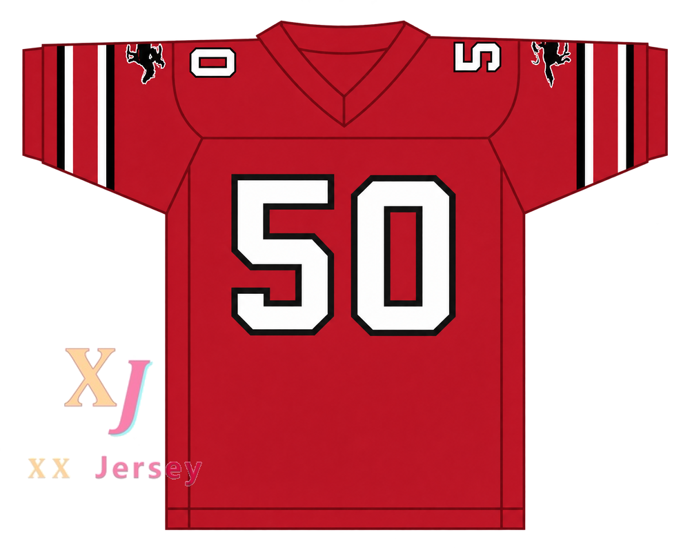Custom Ron Simmons 50 Tampa Bay Bandits 1985 USFL Football Jersey