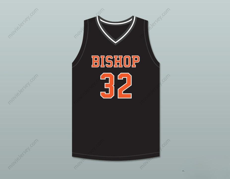 CAMISETA DE BALONCESTO NEGRA PERSONALIZADA CON CUALQUIER Nombre Número SAM GARCIA 32 BISHOP HAYES TIGERS COSTURA SUPERIOR LA VUELTA Tallas S-6XL