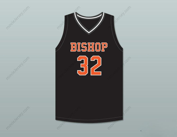 CAMISETA DE BALONCESTO NEGRA PERSONALIZADA CON CUALQUIER Nombre Número SAM GARCIA 32 BISHOP HAYES TIGERS COSTURA SUPERIOR LA VUELTA Tallas S-6XL