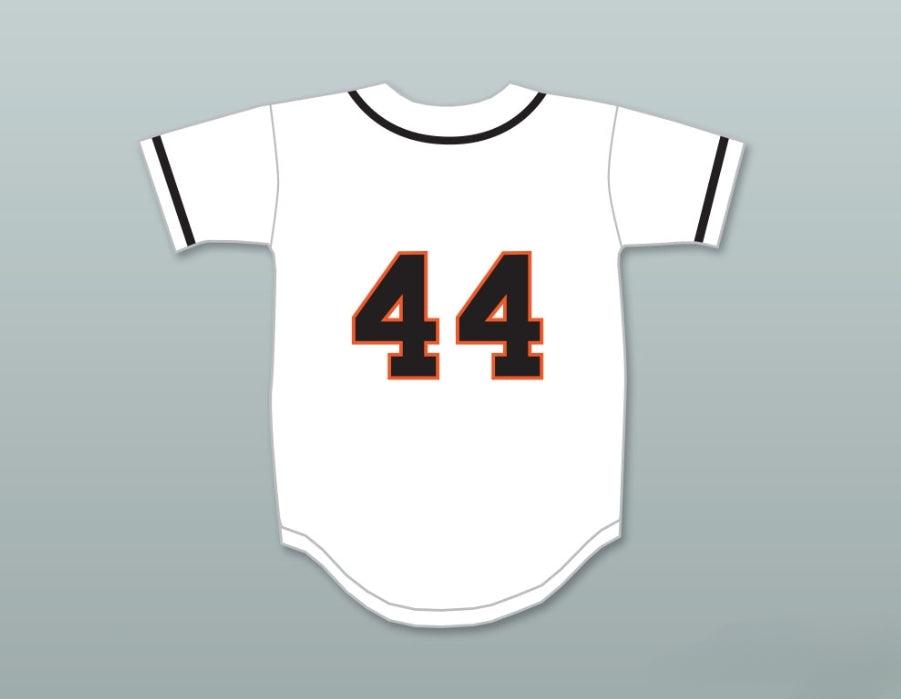 Camiseta de béisbol con el nombre y número personalizados GARCIA 44 RHINOS con costura superior KEY & PEELE SLAP ASS S-6XL