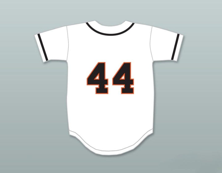 Camiseta de béisbol con el nombre y número personalizados GARCIA 44 RHINOS con costura superior KEY & PEELE SLAP ASS S-6XL