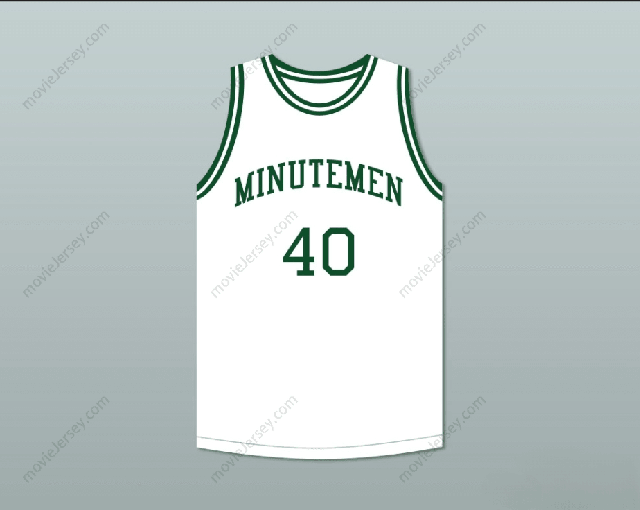 PERSONALIZA Cualquier Nombre Número SHAWN KEMP 40 CONCORD MINUTEMEN HIGH SCHOOL CAMISETA DE BALONCESTO BLANCA BORDADA S-6XL