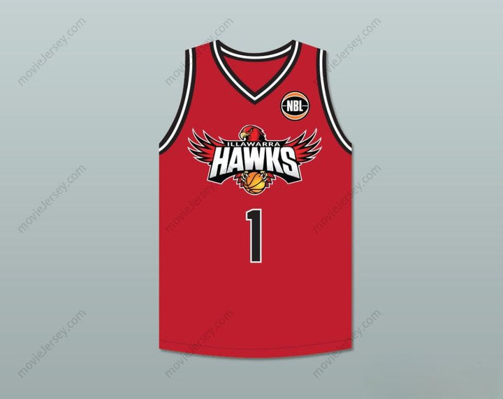 PERSONALIZA CUALQUIER Nombre Número LAMELO BALL 1 ILLAWARRA CAMISETA DE BALONCESTO ROJA 2 Con costura superior S-6XL