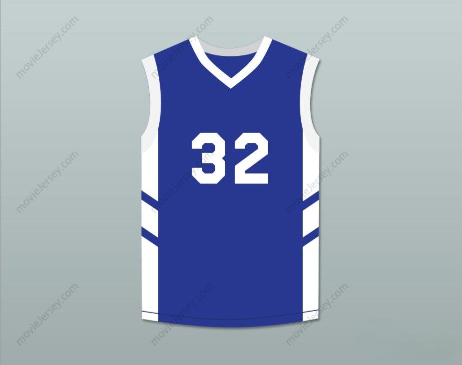 PERSONALIZA Cualquier Nombre Número CHARLES SMITH 32 CAMISETA AZUL DE BALONCESTO DENNIS RODMAN'S BIG BANG IN PYONGYANG Costuras superiores S-6XL