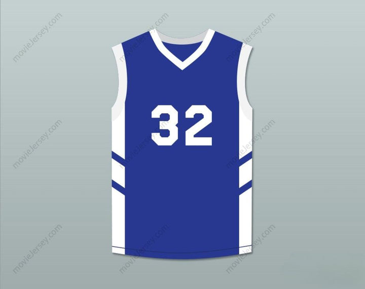 PERSONALIZA Cualquier Nombre Número CHARLES SMITH 32 CAMISETA AZUL DE BALONCESTO DENNIS RODMAN'S BIG BANG IN PYONGYANG Costuras superiores S-6XL