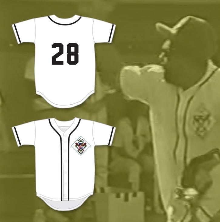 Camiseta de béisbol SALAMANDERS de TONE-LOC 28, con nombre y número personalizados, 1.er DERBI ANUAL DE DIAMANTES ROCK N' JOCK 1990, costuras superiores, S-6XL