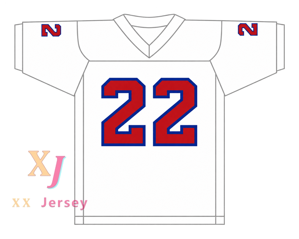PERSONALIZA CUALQUIER Nombre Número 1985 USFL DOUG FLUTIE 22 NEW JERSEY GENERALS ROAD Camiseta de Fútbol Americana Cosida S-6XL