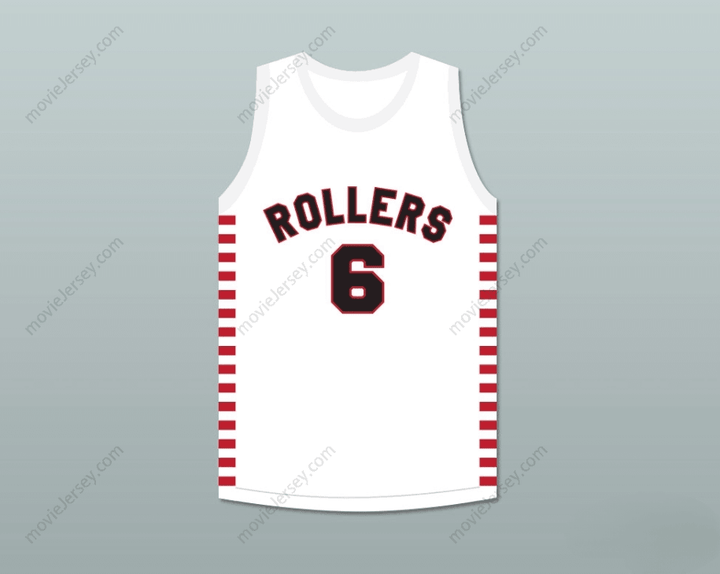 CUSTOM ANY Name Number HANK BEENDERS 6 PROVIDENCE STEAMROLLERS WHITE BASKETBALL JERSEY 1 Top Stitched S-6XL