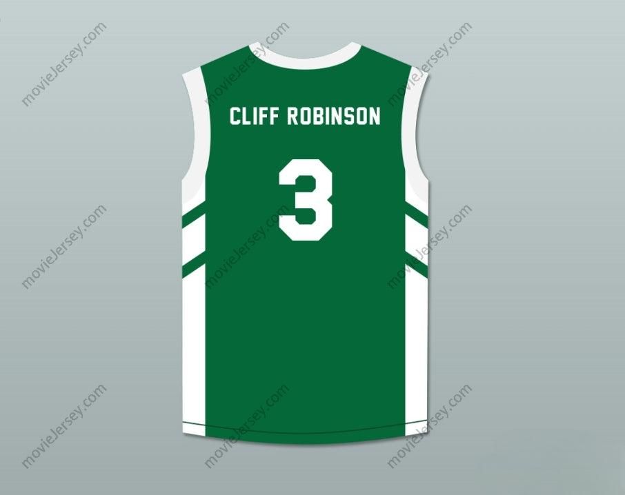 PERSONALIZA Cualquier Nombre Número CAMISETA DE BALONCESTO VERDE CLIFF ROBINSON 3 BIG BANG DE DENNIS RODMAN EN PYONGYANG Cosido de Primera Calidad S-6XL