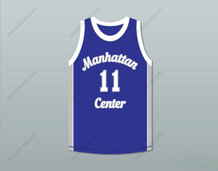 PERSONALIZA Cualquier Nombre Número RAPPER CAMERON GILES 11 CENTRO RAMS AZUL BALONCESTO JERSEY con costuras superiores S-6XL