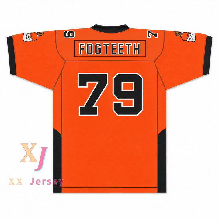 PARCHES PERSONALIZADOS CON CUALQUIER Nombre DIENTES DE NIEBLA ORC Camiseta de fútbol 79 Cosida S-6XL