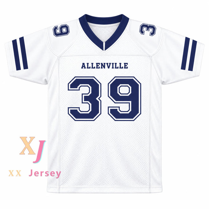 PERSONALIZADO Cualquier Nombre Número STEVE AUSTIN DUNHAM 39 ALLENVILLE GUARDS CAMISETA DE FÚTBOL THE LONGEST YARD Cosido Superior S-6XL
