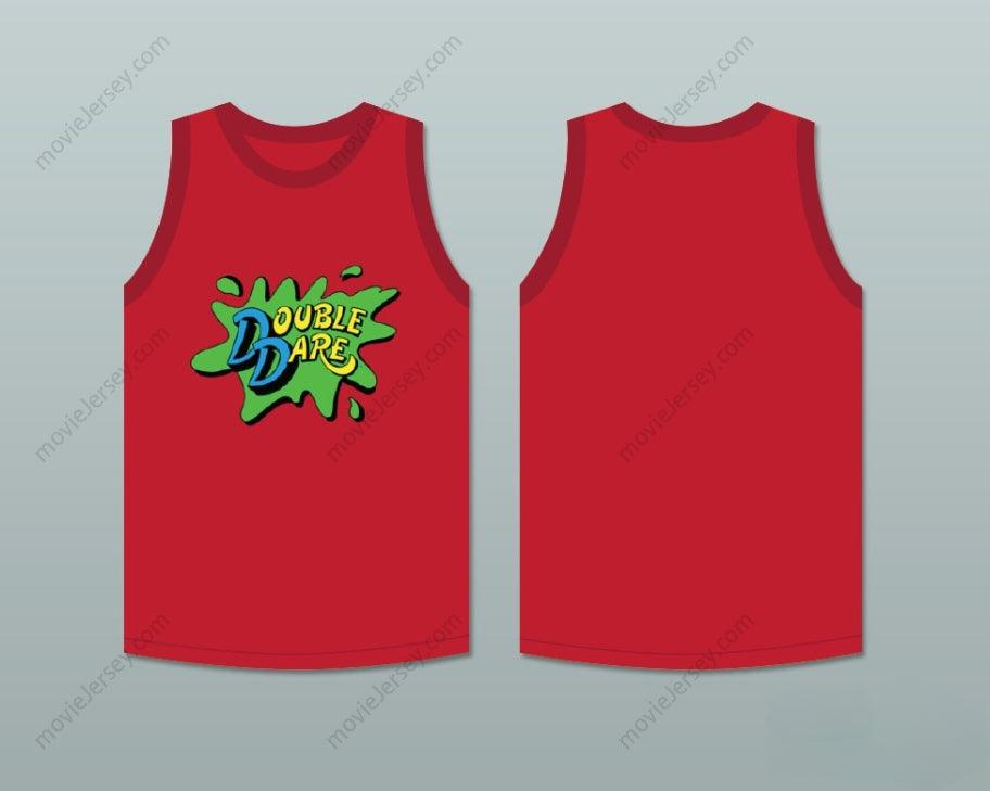 CAMISETA DE BALONCESTO DOBLE RETO EQUIPO ROJO Personalizada con Cualquier Nombre y Número Cosida Tallas S-6XL