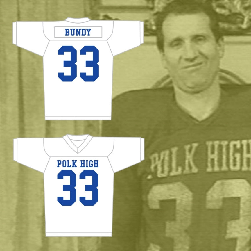 PERSONALIZADO Cualquier Nombre Número AL BUNDY 33 CAMISETA DE FÚTBOL DE CARRERA PROFESIONAL TRATO CON EL DIABLO Camiseta de Fútbol Cosida S-6XL