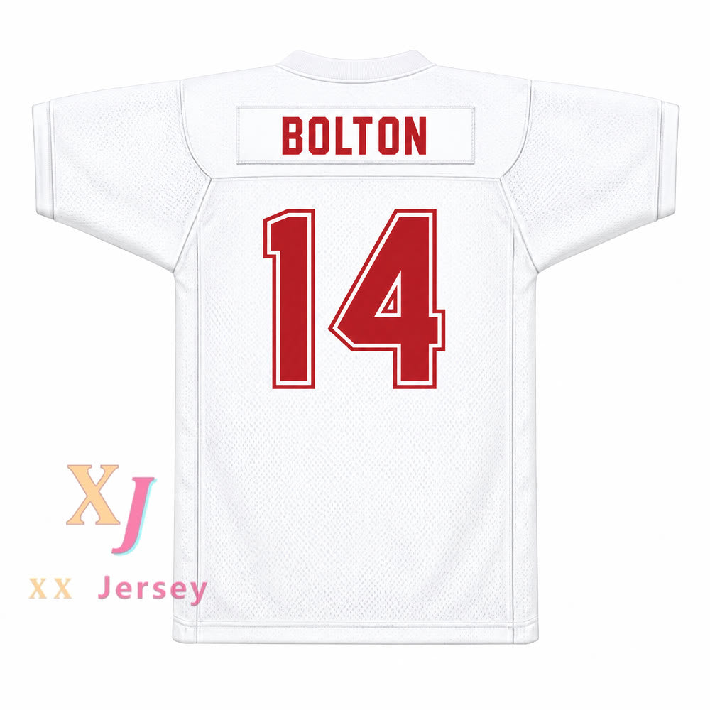 PERSONALIZAR Cualquier Nombre Número TROY BOLTON 14 EAST HIGH SCHOOL WILDCATS Camiseta de Fútbol Cosida Tallas S-6XL