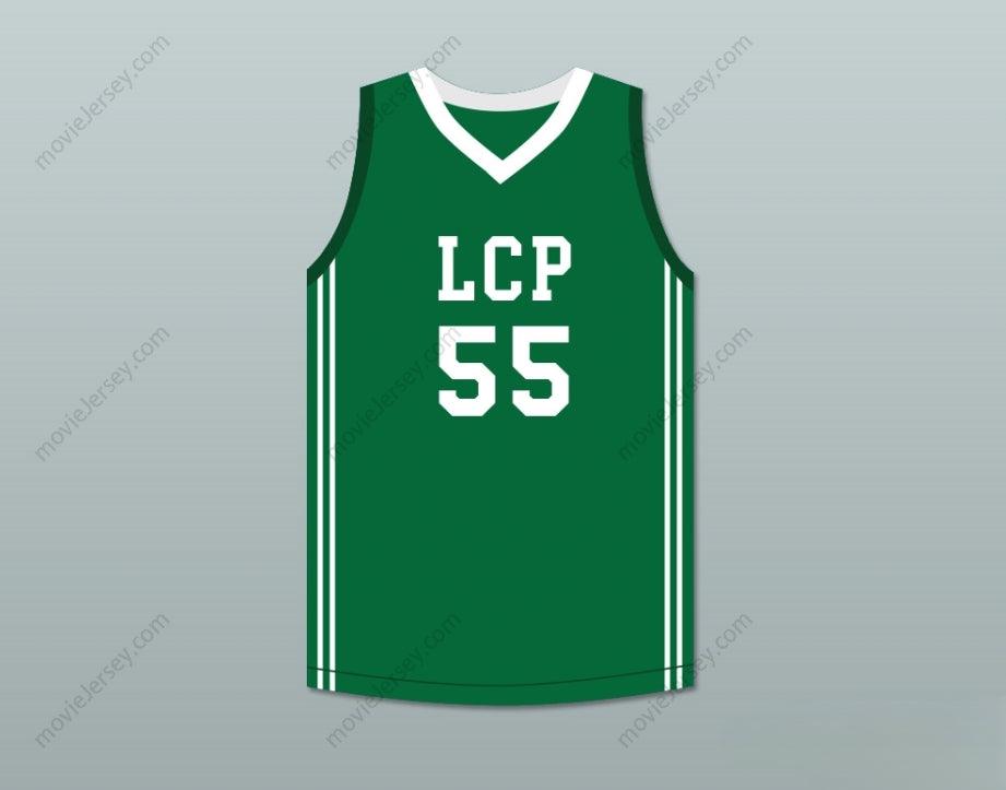 CUSTOM ANY Name Number TACKO FALL 55   GREEN BASKETBALL JERSEY Top Stitched S-6XL