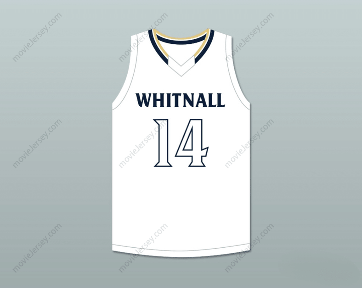 PERSONALIZA Cualquier Nombre Número TYLER HERRO 14 WHITNALL HIGH SCHOOL FALCONS JERSEY DE BALONCESTO BLANCO Top Cosido S-6XL