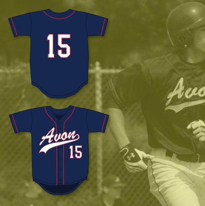 Personalizado Cualquier Nombre Número GEORGE SPRINGER 15 OLD FARMS SCHOOL WINGED BEAVERS JERSEY DE BÉISBOL AZUL MARINO 1 Pesupunteado S-6XL