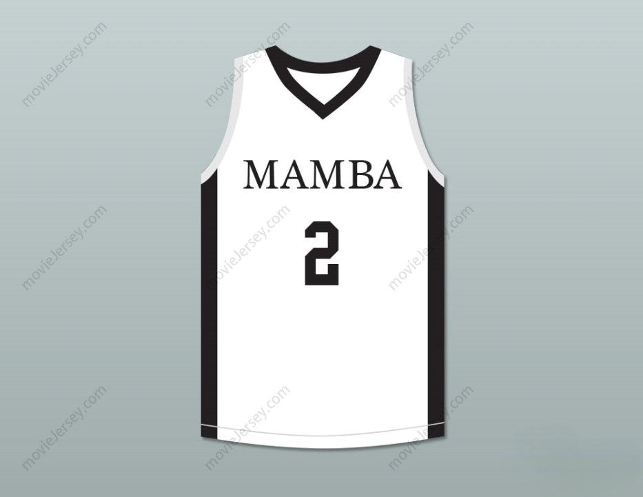 CUSTOM ANY Name Number  GIANNA 2 MAMBA BALLERS WHITE BASKETBALL JERSEY VERSION 3 Top Stitched S-6XL