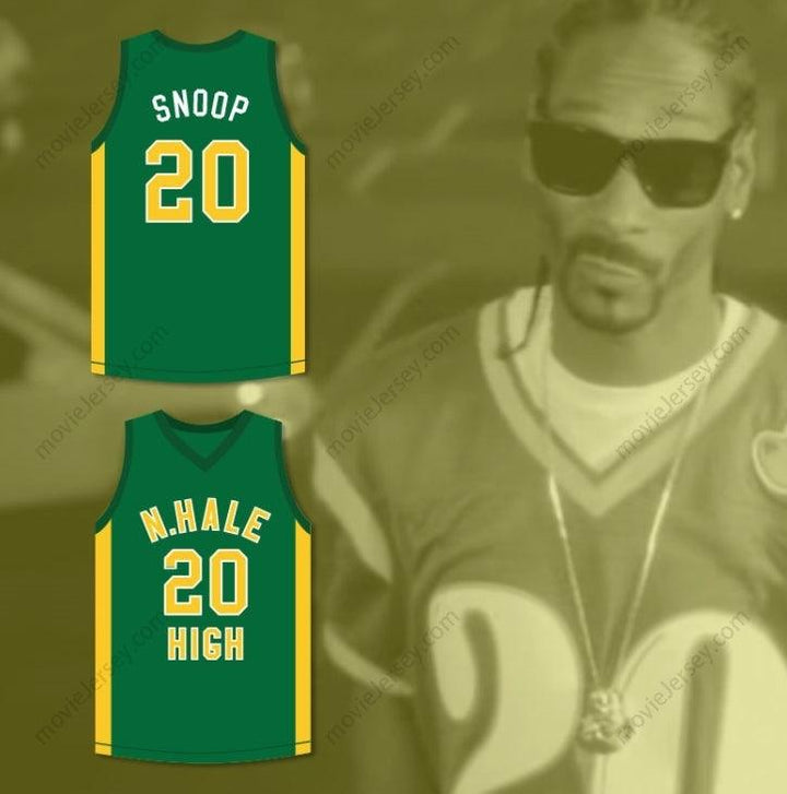 PERSONALIZA CUALQUIER Nombre Número SNOPP DOGG 20 CAMISETA DE BALONCESTO DE LA ESCUELA SECUNDARIA N. HALE JOVEN, SALVAJE Y LIBRE Confección de alta calidad S-6XL