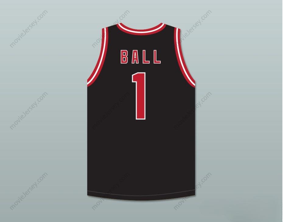 PERSONALIZA CUALQUIER Nombre Número LAMELO BALL 1 ILLAWARRA CAMISETA DE BALONCESTO NEGRA 1 Top Cosido S-6XL