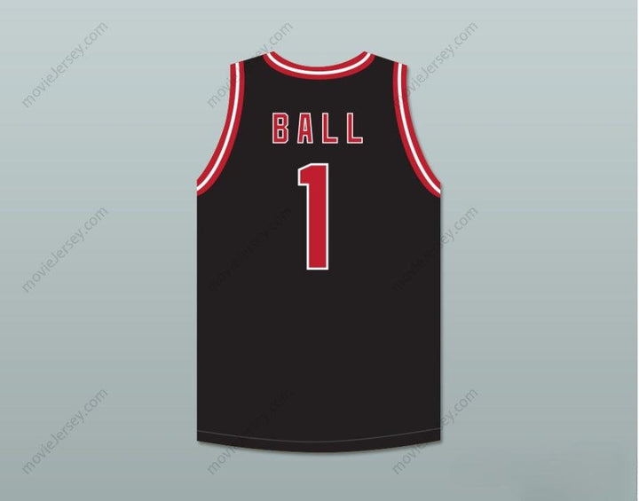 PERSONALIZA CUALQUIER Nombre Número LAMELO BALL 1 ILLAWARRA CAMISETA DE BALONCESTO NEGRA 1 Top Cosido S-6XL