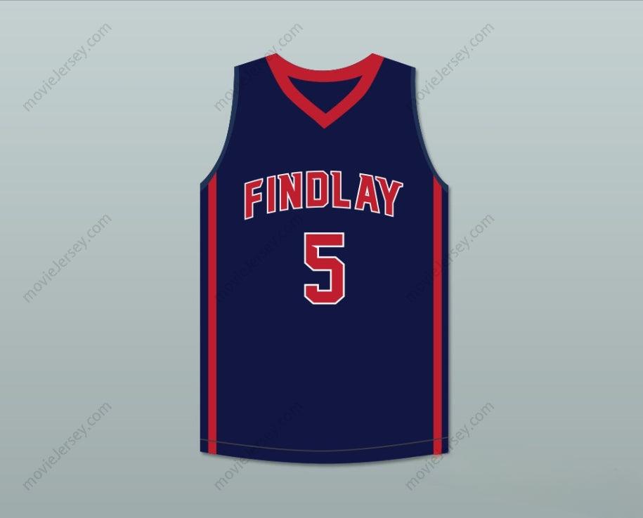 CUSTOM ANY Name Number P. J. WASHINGTON 5  PREP NAVY BLUE BASKETBALL JERSEY 1 Top Stitched S-6XL