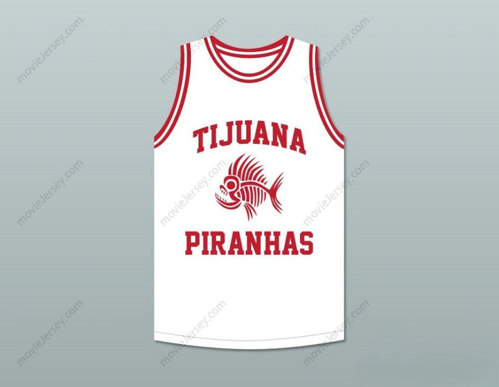 CUSTOM ANY Name Number DANNY GREEN 14 TIJUANA PIRANHAS WHITE BASKETBALL JERSEY MEXICAN EXPANSION TEAM Top Stitched S-6XL