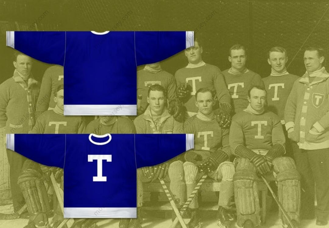 Personalizado Cualquier Nombre Número Toronto Blueshirts 1913-18 Camiseta de Hockey Cualquier Número o Jugador Nuevo Cosido Superior Cosido S-6XL