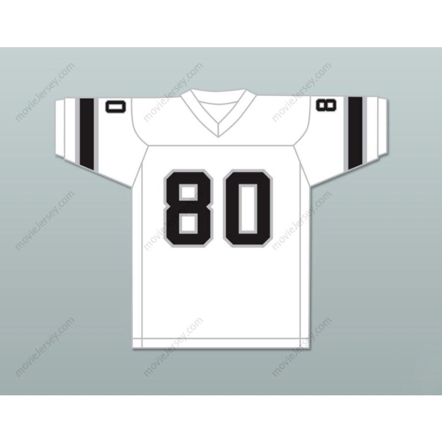 CAMISETA DE FÚTBOL AMERICANA PERSONALIZADA CON NOMBRE Y NÚMERO 1974 WFL DENNIS HUGHES 80 JACKSONVILLE SHARKS DE VISITANTE Cosida Tallas S-6XL