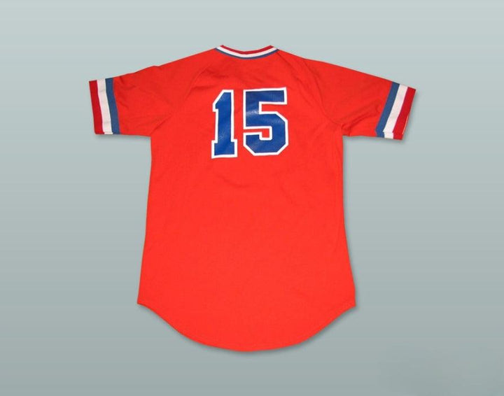 Personalizado Cualquier Nombre Número NEDERLAND 15 ROJO CAMISETA DE BÉISBOL Parte Superior Cosida S-6XL