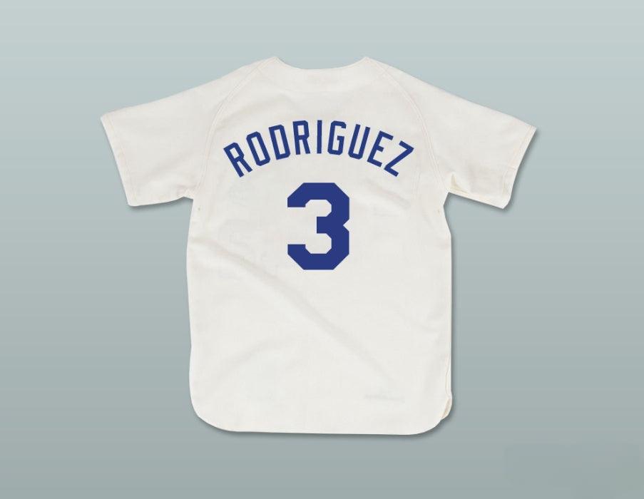 Camiseta de béisbol personalizada con cualquier nombre y número BENNY 'THE JET' RODRIGUEZ 3 PRO CAREER THE SANDLOT, costuras superiores, tallas S-6XL