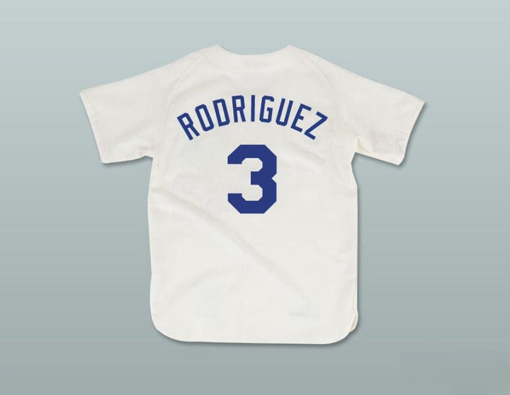 Camiseta de béisbol personalizada con cualquier nombre y número BENNY 'THE JET' RODRIGUEZ 3 PRO CAREER THE SANDLOT, costuras superiores, tallas S-6XL