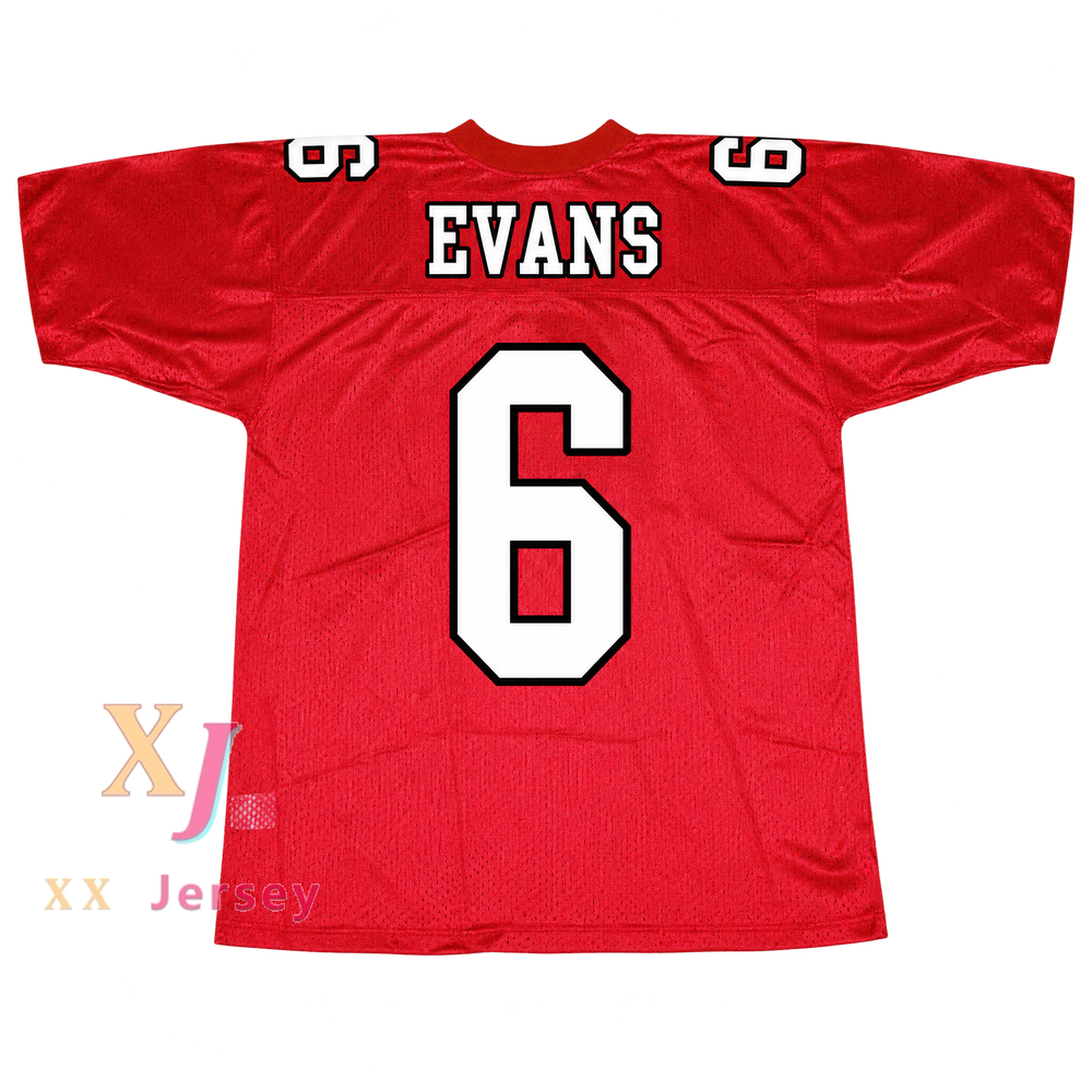 Custom Sam Evans 6 William McKinley High School Football Jersey