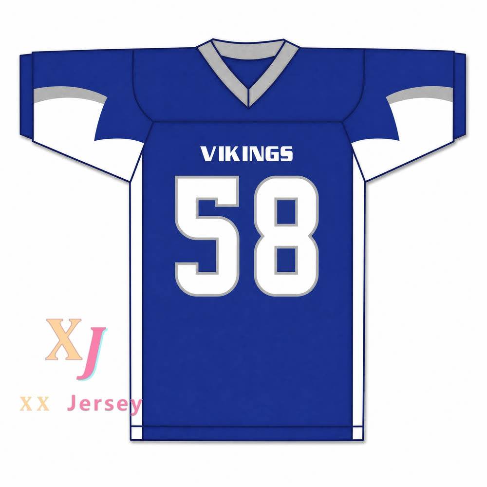 PERSONALIZADO Cualquier Nombre VIKINGS JOSH MYERS 58 Camiseta de fútbol de escuela secundaria Cosida S-6XL